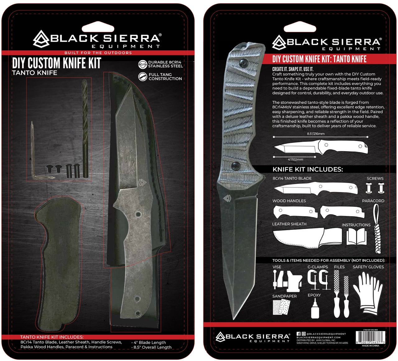 Tanto Knife Build Kit