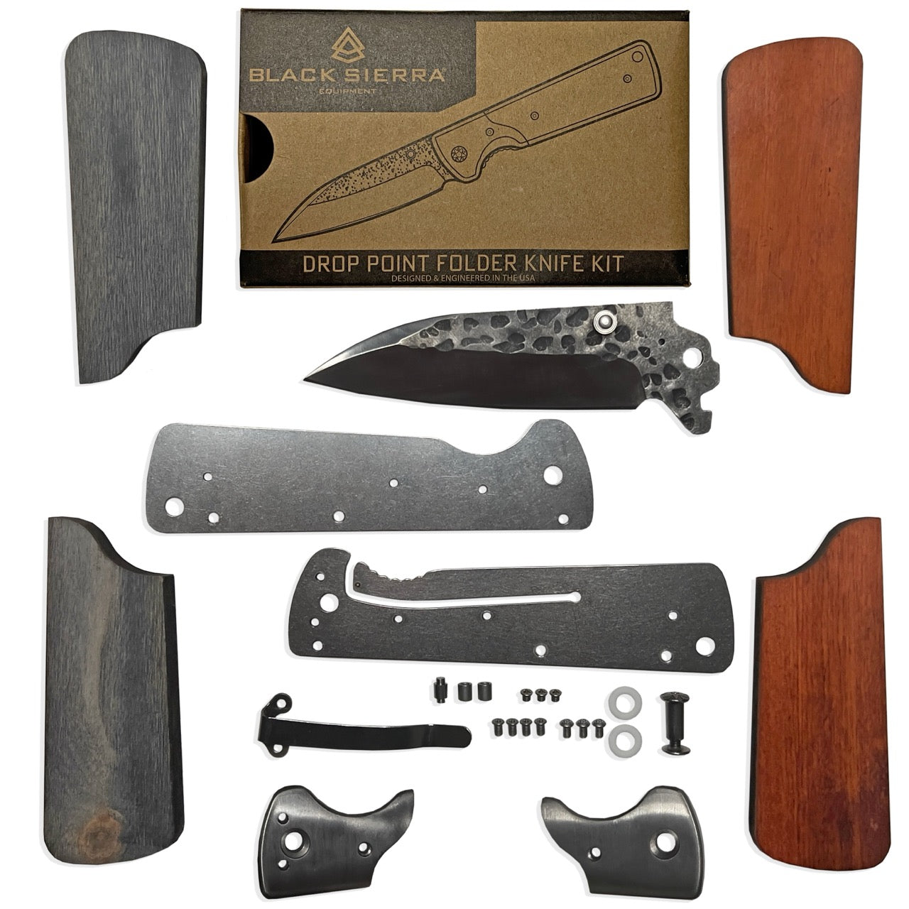 Drop Point Folder Knife Build Kit