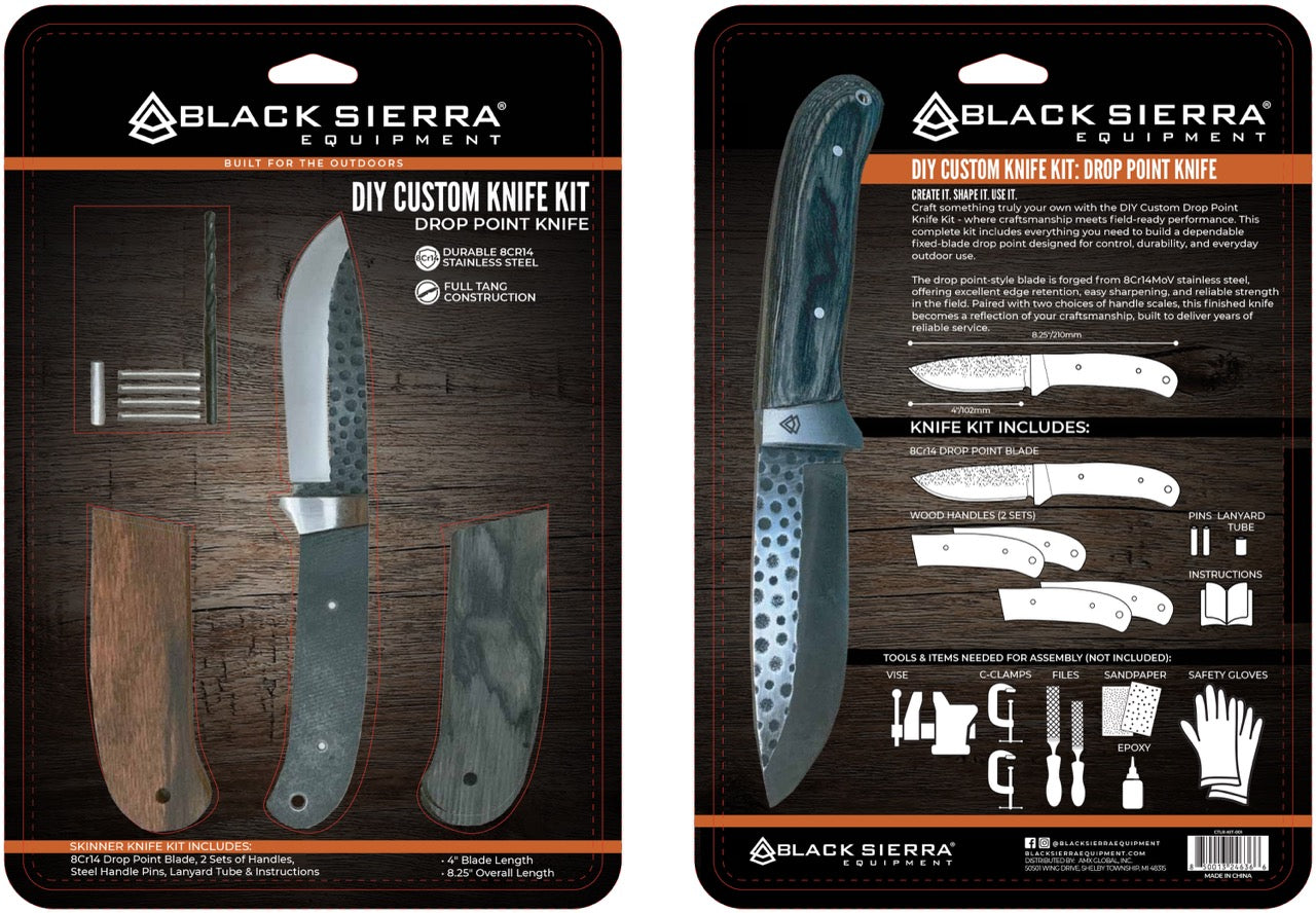 Drop Point Knife Build Kit