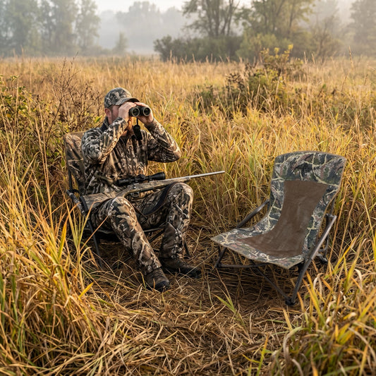 Ground Force Hunting Chair - AXS Camo™ Shroud Ranger