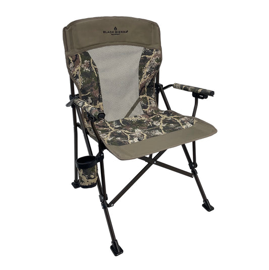 Alpha Ventback Hardarm Chair - AXS Camo™ Shroud Ranger