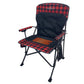Heated Alpha Hardarm Chair, Red Buffalo Check