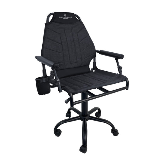 Hi-Line Wheeled Swivel Blind Chair
