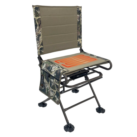 Heated Engage Swivel Blind Chair - AXS Camo™ Shroud Ranger