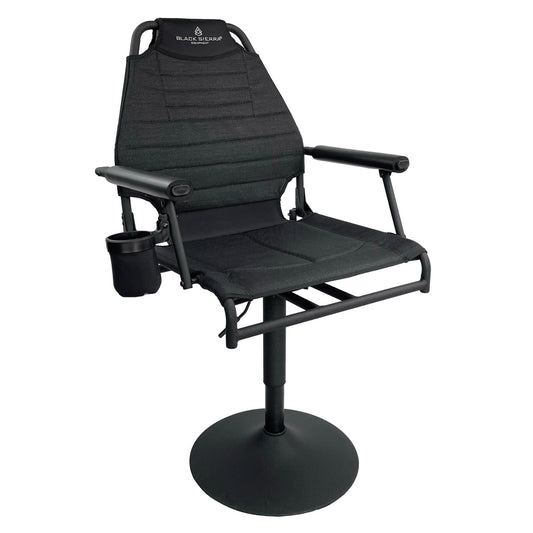 Hi-Line Elevated Swivel Blind Chair