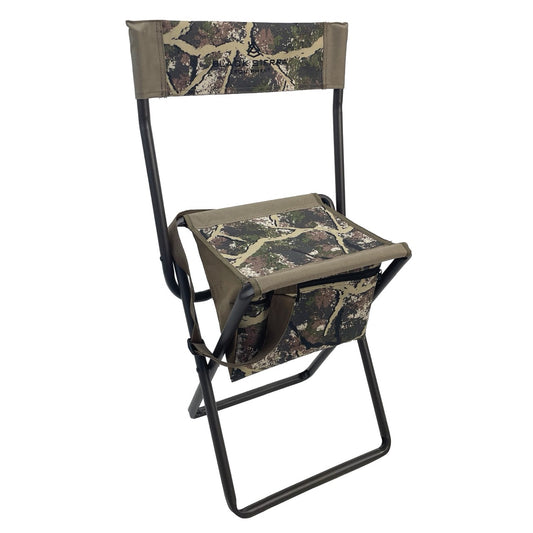 High Back Shooter Stool - AXS Camo™ Shroud Ranger