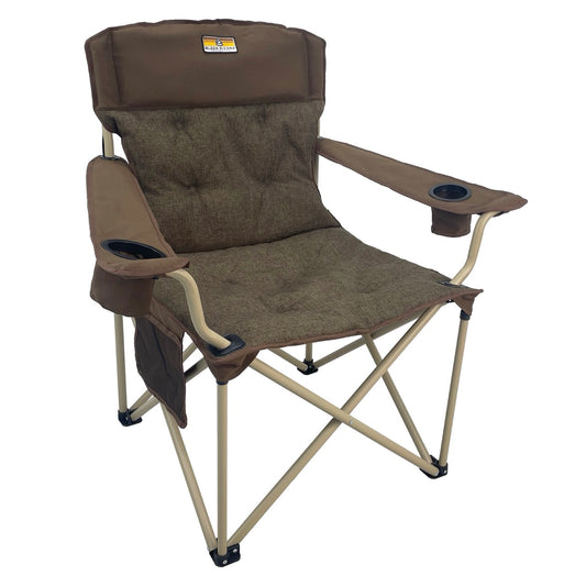 Solstice Silverback XL Padded Chair - Brown