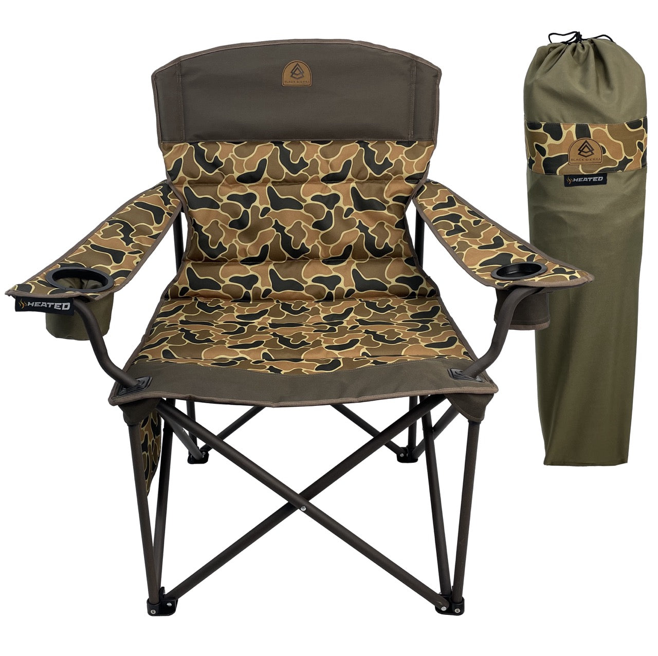 Heated Silverback XL Padded Chair - AXS Camo™ Heritage Field