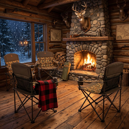 Heated Silverback XL Padded Chair - AXS Camo™ Heritage Field