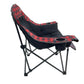 Comfort Cloud Chair - Red Buffalo Check/Black Fleece