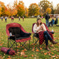 Comfort Cloud Chair - Red Buffalo Check/Black Fleece