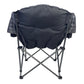Heated Comfort Cloud Chair - Gray Buffalo Check/Black Fleece