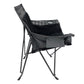 Heated XL Padded Tension Chair - Gray Buffalo Check/Black Fleece