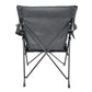 Heated XL Padded Tension Chair - Gray Buffalo Check/Black Fleece