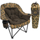 Heated Comfort Cloud Chair - AXS Camo™ Heritage Field/Brown Fleece