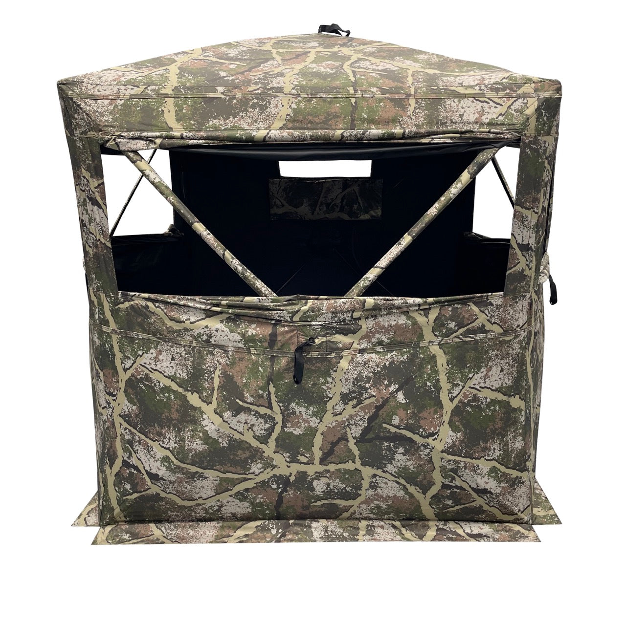 Stealth 5 Hub Hunting Blind - AXS Camo™ Shroud Ranger