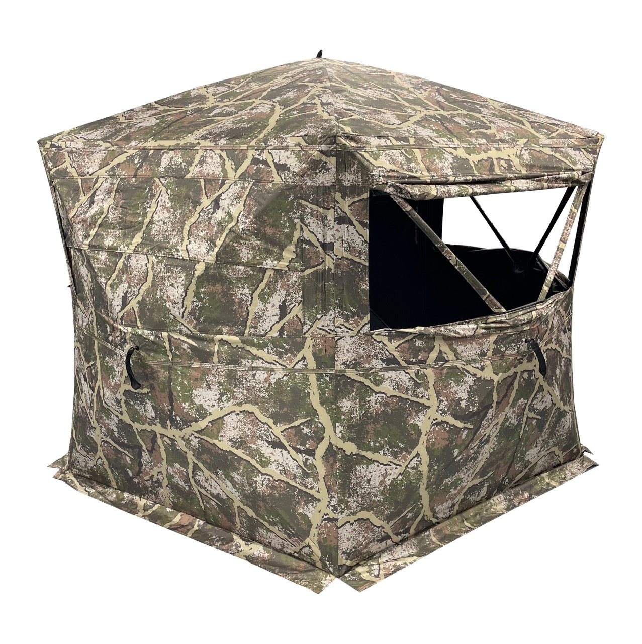 Stealth 6 Hub Hunting Blind - AXS Camo™ Shroud Ranger
