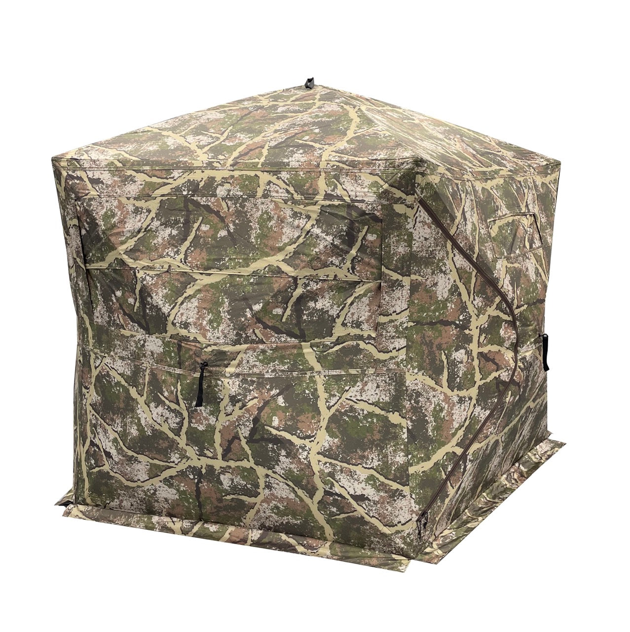 Stealth 6 Hub Hunting Blind - AXS Camo™ Shroud Ranger