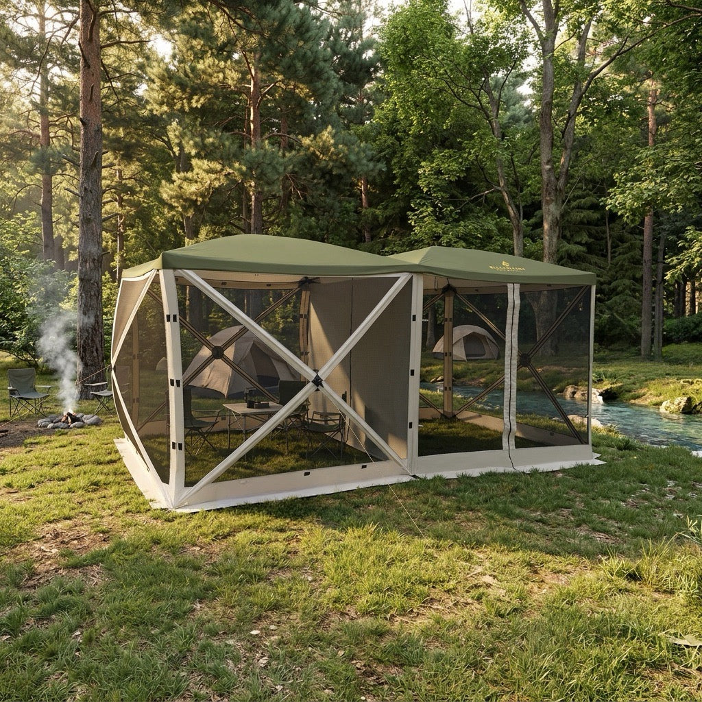 Outpost Doublerow 16' x 8' XPress Set Screen House